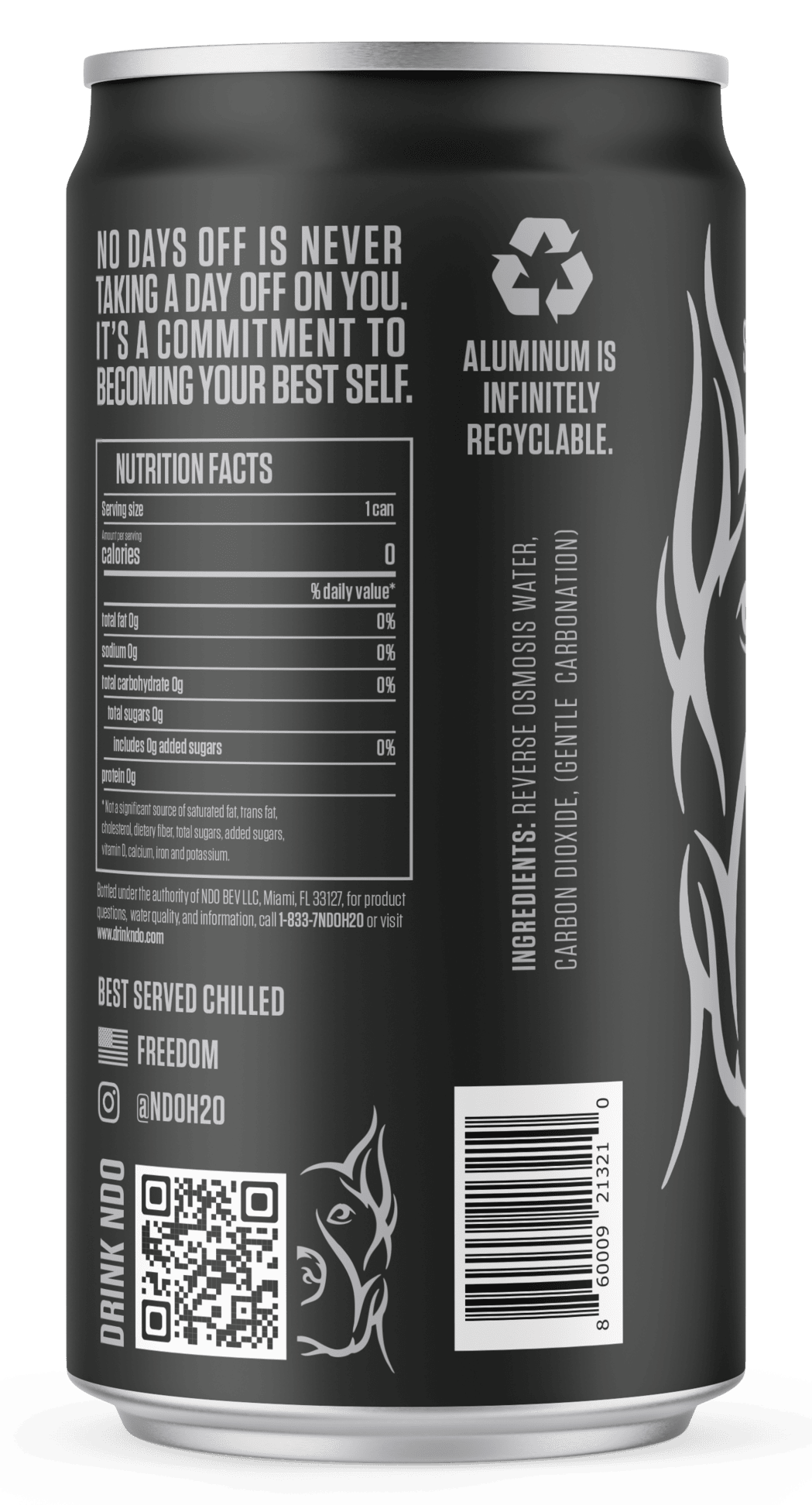 No Days Off Premium Water | NDO H2O
