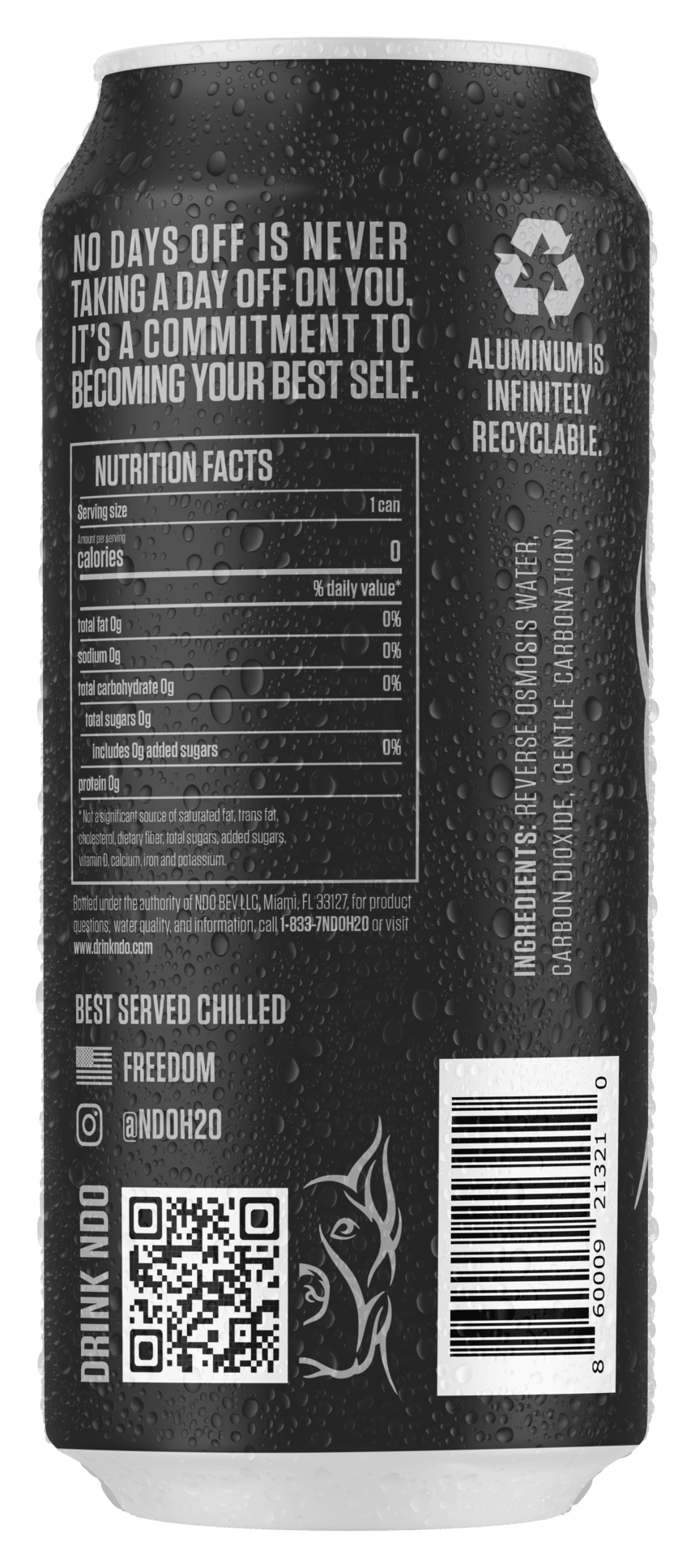 Ndo Water NO DAYS OFF Premium Water 12 Pack | NDO H2O