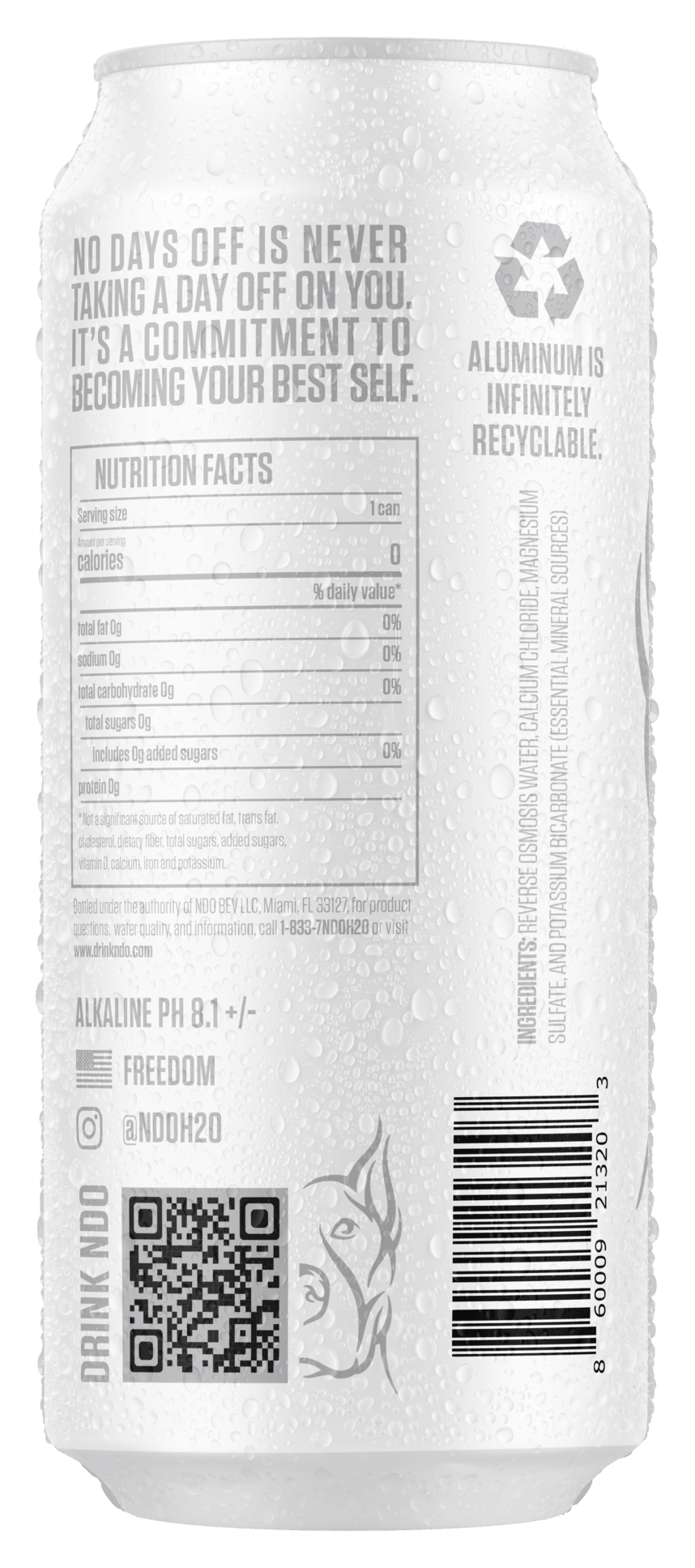 Ndo Water NO DAYS OFF Premium Water 12 Pack | NDO H2O